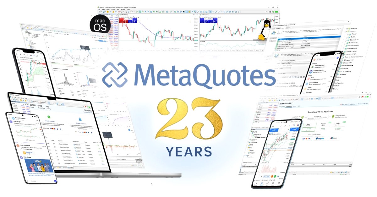 MetaTrader5下载_MT5下载_官方门户入口：MetaQuotes成立23周年！（封面配图）